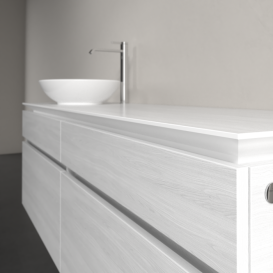 Тумба під раковину Villeroy & Boch Legato 160х55 см ДСП біле дерево B59600E8