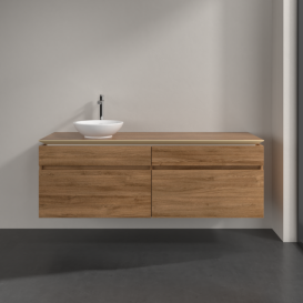 Тумба під раковину Villeroy & Boch Legato 160х55 см ДСП дуб канзас B59600RH