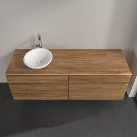 Тумба під раковину Villeroy & Boch Legato 160х55 см ДСП дуб канзас B59600RH