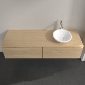 Тумба під раковину Villeroy&Boch Legato 160х38 см ДСП північний дуб B59700VJ