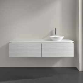 Тумба під раковину Villeroy & Boch Legato 160х38 см ДСП біле дерево B59700E8