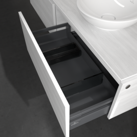 Тумба під раковину Villeroy & Boch Legato 160х38 см ДСП біле дерево B59700E8