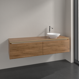 Тумба під раковину Villeroy & Boch Legato 160х38 см ДСП дуб канзас B59700RH