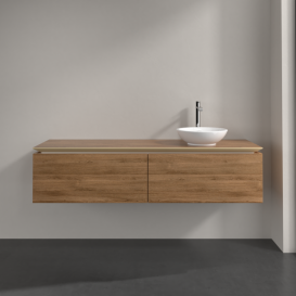 Тумба під раковину Villeroy & Boch Legato 160х38 см ДСП дуб канзас B59700RH