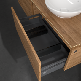 Тумба під раковину Villeroy & Boch Legato 160х38 см ДСП дуб канзас B59700RH