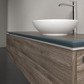 Тумба під раковину Villeroy & Boch Legato 160х38 см ДСП кам'яний дуб B59700RK