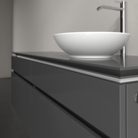 Тумба під раковину Villeroy & Boch Legato 160х55 см МДФ/ДСП глянсовий сірий B59800FP