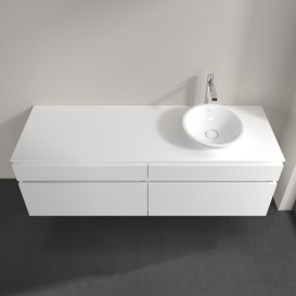 Тумба под раковину Villeroy & Boch Legato 160х55 см ДСП белый матовый B59800MS