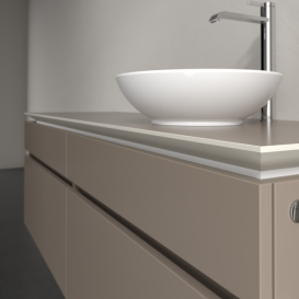 Тумба под раковину Villeroy & Boch Legato 160х55 см ДСП трюфель серый B59800VG
