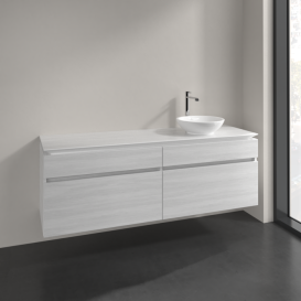 Тумба під раковину Villeroy & Boch Legato 160х55 см ДСП біле дерево B59800E8