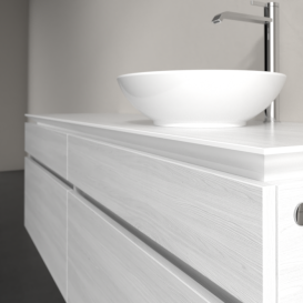 Тумба під раковину Villeroy & Boch Legato 160х55 см ДСП біле дерево B59800E8