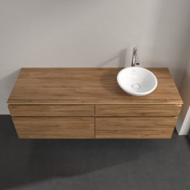 Тумба под раковину Villeroy & Boch Legato 160х55 см ДСП дуб канзас B59800RH