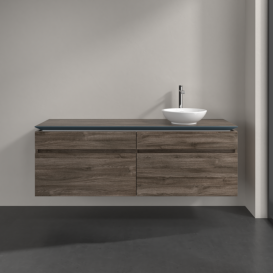 Тумба під раковину Villeroy & Boch Legato 160х55 см ДСП кам'яний дуб B59800RK