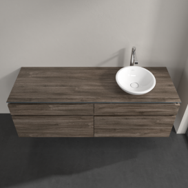 Тумба під раковину Villeroy & Boch Legato 160х55 см ДСП кам'яний дуб B59800RK