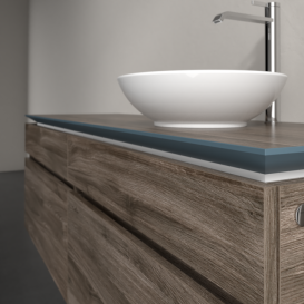 Тумба під раковину Villeroy & Boch Legato 160х55 см ДСП кам'яний дуб B59800RK