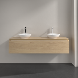 Тумба під раковину Villeroy&Boch Legato 160х38 см ДСП північний дуб B59900VJ