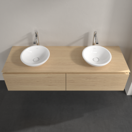 Тумба під раковину Villeroy&Boch Legato 160х38 см ДСП північний дуб B59900VJ