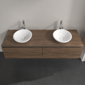 Тумба під раковину Villeroy & Boch Legato 160х38 см ДСП дуб аризона B59900VH