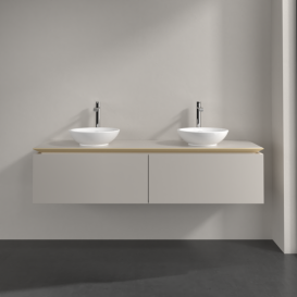 Тумба под раковину Villeroy & Boch Legato 160х38 см ДСП нежно-серый B59900VK
