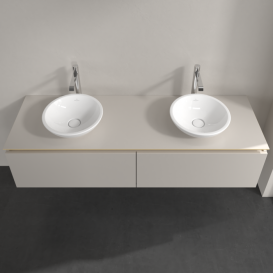 Тумба под раковину Villeroy & Boch Legato 160х38 см ДСП нежно-серый B59900VK