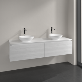 Тумба под раковину Villeroy & Boch Legato 160х38 см ДСП белое дерево B59900E8