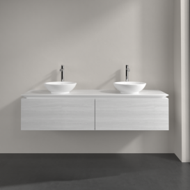 Тумба под раковину Villeroy & Boch Legato 160х38 см ДСП белое дерево B59900E8