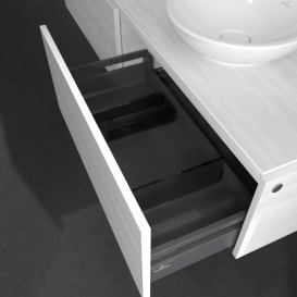 Тумба под раковину Villeroy & Boch Legato 160х38 см ДСП белое дерево B59900E8