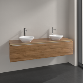 Тумба під раковину Villeroy & Boch Legato 160х38 см ДСП дуб канзас B59900RH