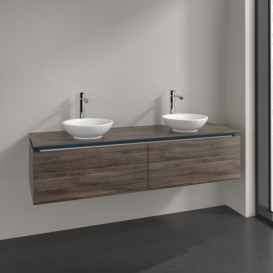 Тумба под раковину Villeroy & Boch Legato 160х38 см ДСП каменный дуб B59900RK