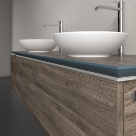 Тумба под раковину Villeroy & Boch Legato 160х38 см ДСП каменный дуб B59900RK