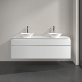 Тумба під раковину Villeroy & Boch Legato 160х55 см МДФ/ДСП білий глянсовий B60000DH