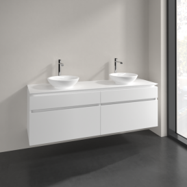 Тумба под раковину Villeroy & Boch Legato 160х55 см ДСП белый матовый B60000MS
