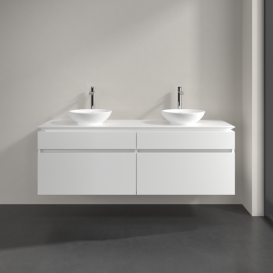Тумба под раковину Villeroy & Boch Legato 160х55 см ДСП белый матовый B60000MS