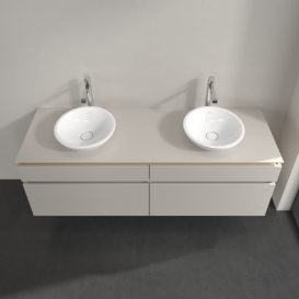 Тумба под раковину Villeroy & Boch Legato 160х55 см ДСП нежно-серый B60000VK