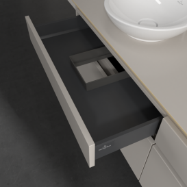 Тумба под раковину Villeroy & Boch Legato 160х55 см ДСП нежно-серый B60000VK