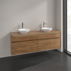 Тумба під раковину Villeroy & Boch Legato 160х55 см ДСП дуб канзас B60000RH