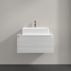 Тумба под раковину Villeroy & Boch Legato 80х38 см ДСП белое дерево B60100E8