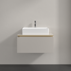 Тумба под раковину Villeroy & Boch Legato 80х38 см ДСП нежно-серый B60100VK