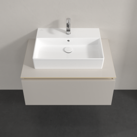 Тумба под раковину Villeroy & Boch Legato 80х38 см ДСП нежно-серый B60100VK