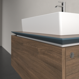 Тумба під раковину Villeroy & Boch Legato 80х38 см ДСП дуб аризона B60100VH