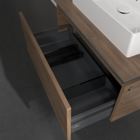 Тумба під раковину Villeroy & Boch Legato 80х38 см ДСП дуб аризона B60100VH