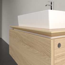 Тумба під раковину Villeroy&Boch Legato 80х38 см ДСП північний дуб B60100VJ