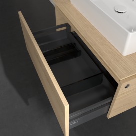 Тумба під раковину Villeroy&Boch Legato 80х38 см ДСП північний дуб B60100VJ