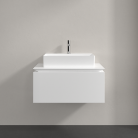 Тумба під раковину Villeroy & Boch Legato 80х38 см ДСП білий матовий B60100MS