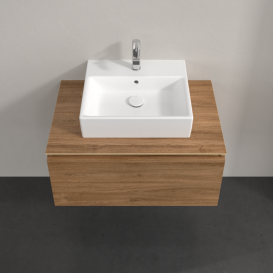 Тумба під раковину Villeroy & Boch Legato 80х38 см ДСП дуб канзас B60100RH
