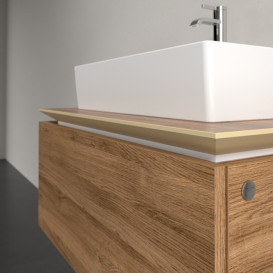 Тумба під раковину Villeroy & Boch Legato 80х38 см ДСП дуб канзас B60100RH