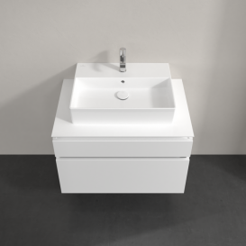 Тумба під раковину Villeroy & Boch Legato 80х55 см МДФ/ДСП білий глянсовий B60200DH