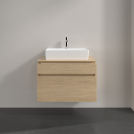 Тумба під раковину Villeroy&Boch Legato 80х55 см ДСП північний дуб B60200VJ