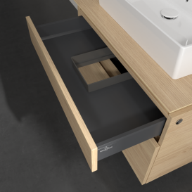 Тумба під раковину Villeroy&Boch Legato 80х55 см ДСП північний дуб B60200VJ