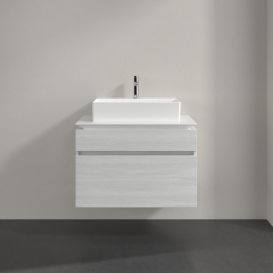 Тумба під раковину Villeroy & Boch Legato 80х55 см ДСП біле дерево B60200E8